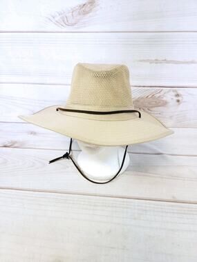 Goldcoast Sunwear Mesh Sun Hat With Strap Size O/S